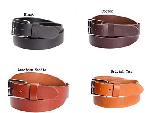 HandmadeAuthentic Leather Belt For Men, 1.5", Personalized Belt, Handmade in Arizona, Full Grain Leather, Lifetime Warranty