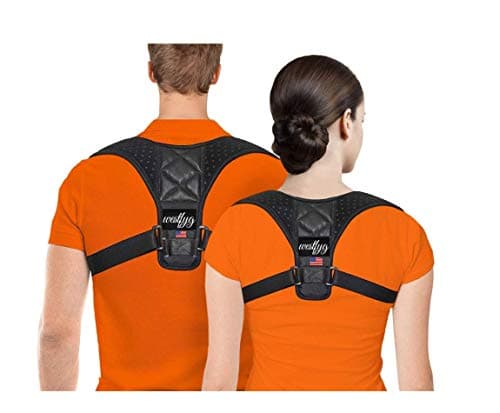 Posture Corrector for Men and Women - USA Designed Adjustable Upper Back Brace for Clavicle Support and Providing Pain Relief from Neck Back and Shoulder Universal by Mr Nahw…