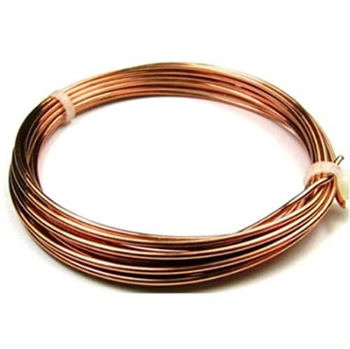 Unplated Copper Round Wire (0.9mm x 10m)