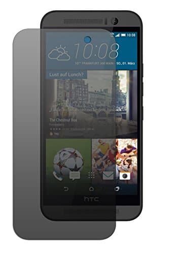 Wunderglass - HTC One M9 Privacy Screen Protector Blinds 9H Tempered Glass Protector Screen Protector from toughened glass foil film - by OKCS®