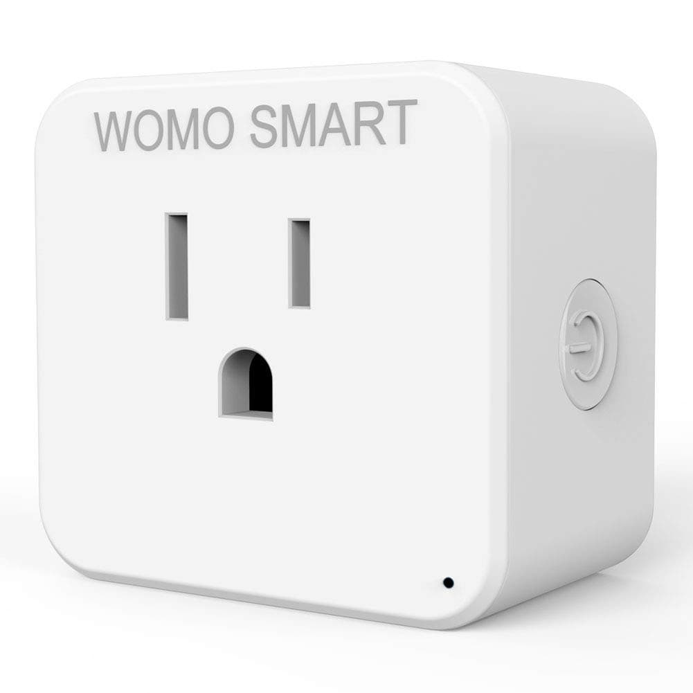 Smart Switch Alexa, Echo Google Smart Plug Outlet Alexa, WiFi Wireless Switch Outlet Alexa for Smart Home Devices Timer Control Anywhere Anytime, No Hub Needed Without Controller (Square 1 Pack)