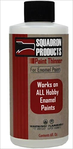 Squadron Products Paint Thinner for Enamel Paints Model Kit, 6 oz
