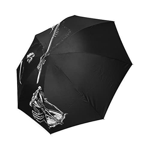 Kitchor Customized Death Skull Generic Foldable Umbrella Sun Rain Anti-UV