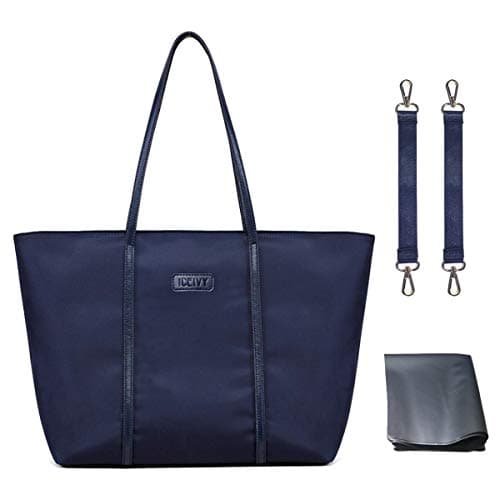 Tote Shoulder Bag, AISPARKY Large Work Tote Bag with 20.5 Inch Length Business Tote Bag Fits to Laptop for Women