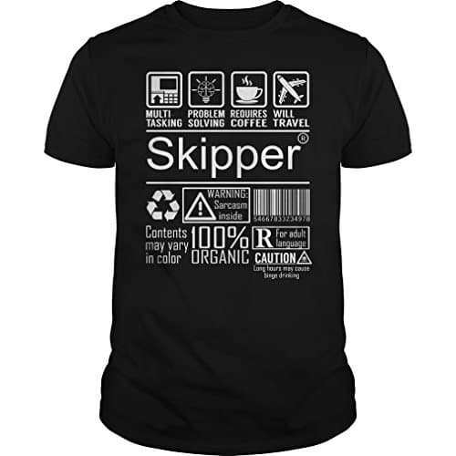 Skipper Multitasking Job Title Shirts