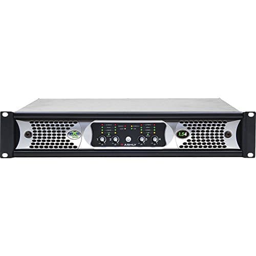 Ashly nXp1.54 Network 4-Channel 1.5KW Programmable-Output Power Amplifier w/ Protea DSP