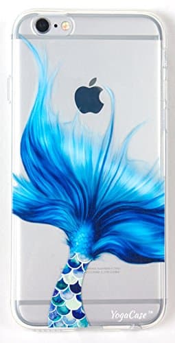 Samsung Galaxy S7 Edge Case, YogaCase InTrends Silicone Back Protective Cover (Mermaid Tale)