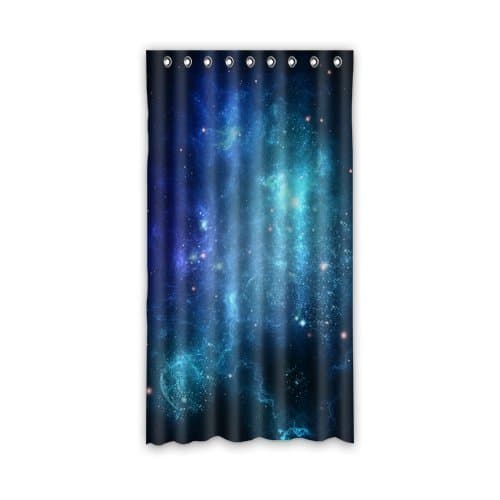 Shading Blackout Thermal Insulation Window Curtains Custom Universe Galaxy Space Nebula Window Window Curtain 52" x 96" Inch - 1 Piece