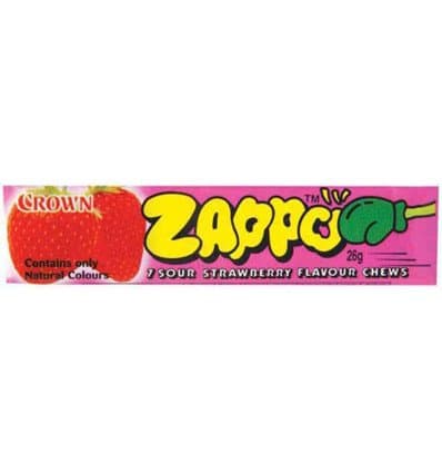 Zappo Fruit Chews Strawberry x 60