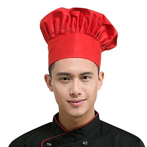 Chef Hat Jaminy Adult Adjustable Elastic Baker Kitchen Cooking Chef Cap