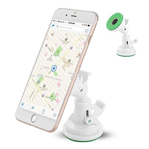 Vaiseke 360°Universal Vehicle Mounted Rotary Support, Windshield Mount And Dashboard Mount Holder for Cell Phones, Applicable To Any size Phone , Any size Tablet
