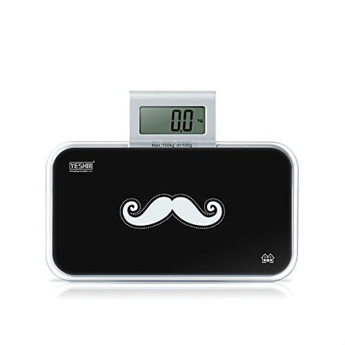 YESHM Auto Step-On Mini Digital Bathroom Scale YHB1004-WH19