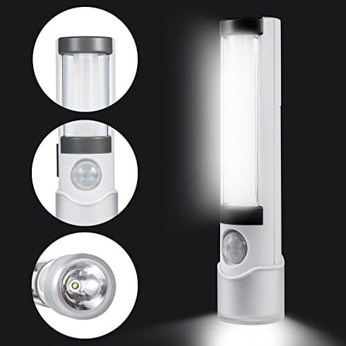 LED Motion Sensor Light, Battery Powered LED Stick-Anywhere Nightlight,Wall Light for Entrance,Hallway,Basement,Garage,Bathroom,Cabinet,Closet