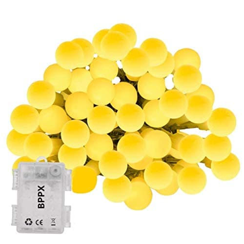 10M(33ft) String Lights, 80 LED Globe Lights Indoor & Outdoor Waterproof Fairy Lights for Festoon Party, Garden, Patio, Valentine's Day Decoration, Warm White