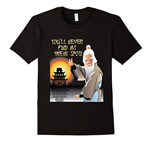 White Eyebrow Kung-Fu Master Funny Shirt