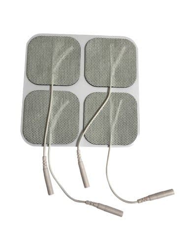TENS Unit Electrodes 40 Pack Durable Reusable Tens Adhesive Electrodes 2" Square