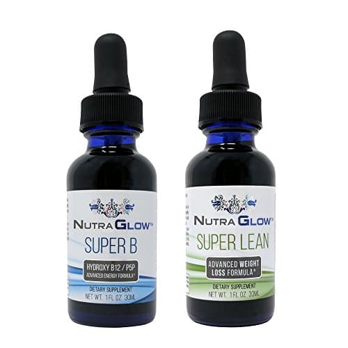 Super Bundle - Advanced Energy & Weight Loss System - Vitamin B6 + B12 & Appetite Suppressant Sublingual Vegan Supplement Liquid Drops - Value Pack by NutraGlow