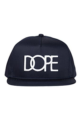 DOPE Men's Classic Logo Snapback, Navy, One Size