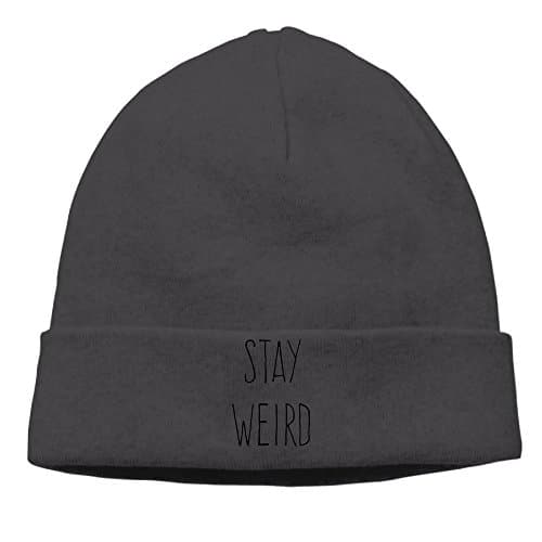 Stay Weird Cool Beanie Hat Cap Winter Hat