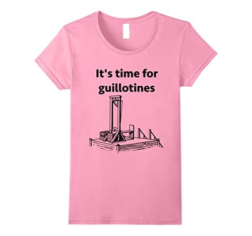 Womens It's time for guillotines Medium Pink