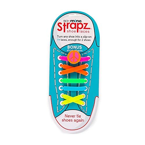 Strapz No-Tie Silicone Shoe Laces (rainbow)