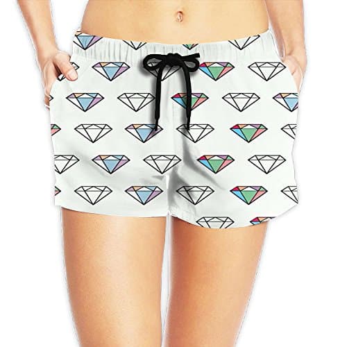 Diamond Different Women Quick-drying Board Shorts