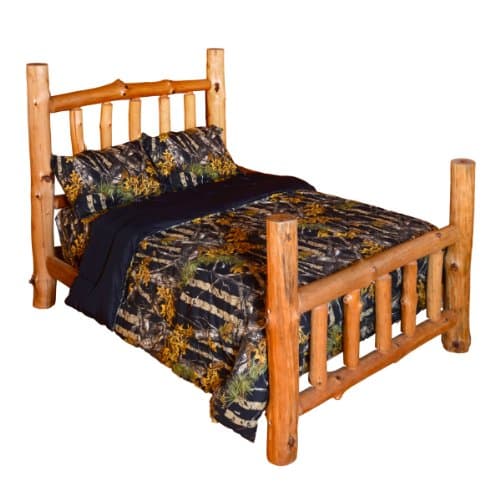 THE WOODS Premium Microfiber Camo Comforter (Black, Queen)