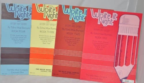 Book 1 - 4 / Write it Right with Step by Step - Written Lessons Designed to Correlate Exactly with Burnam's Step by Step Books (Write it Right, 1-4)