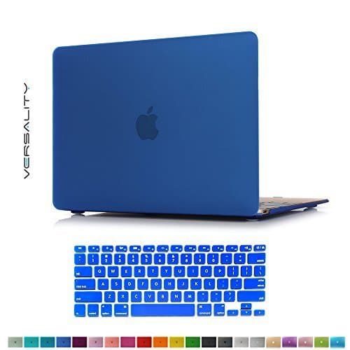 Versality Perfect Fit Hard Case Cover for MacBook Pro 13" (Model: A1278) and Matching Keyboard Cover in Persian Blue Matte