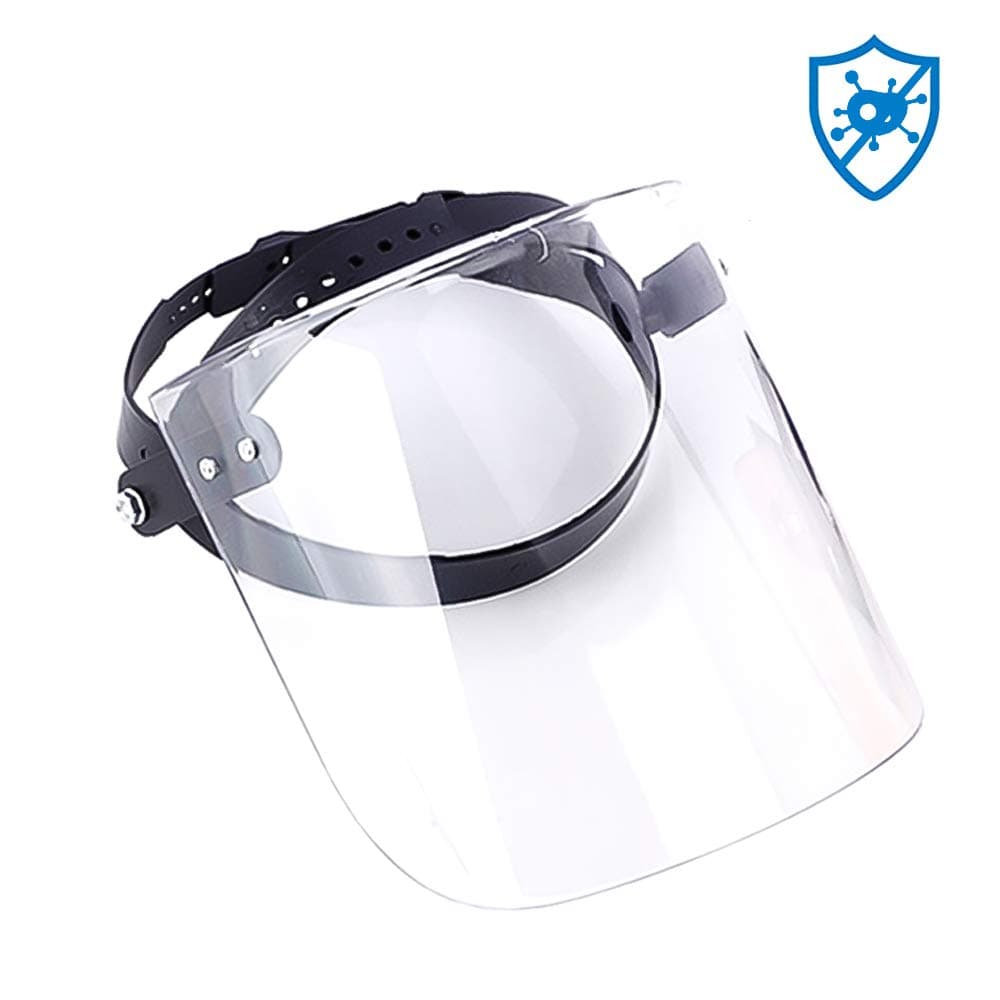 5 Pcs Safety Face Protective Visor Mas-k, Adjustable Anti-Saliva Protective Mas-k Transparent Protective Hat