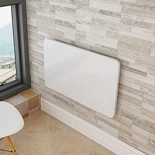 Mmdp Paint Wall-mounted Folding Table Dining Table Computer Desk Wall Hanging Laptop Table Side Table (Size : 120cm50cm)