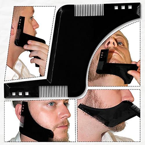 Beard Shaper Tool - Beard Styling Shaping Template Comb Tool PERFECT Gift for Your Boyfriend/Husband/Dad