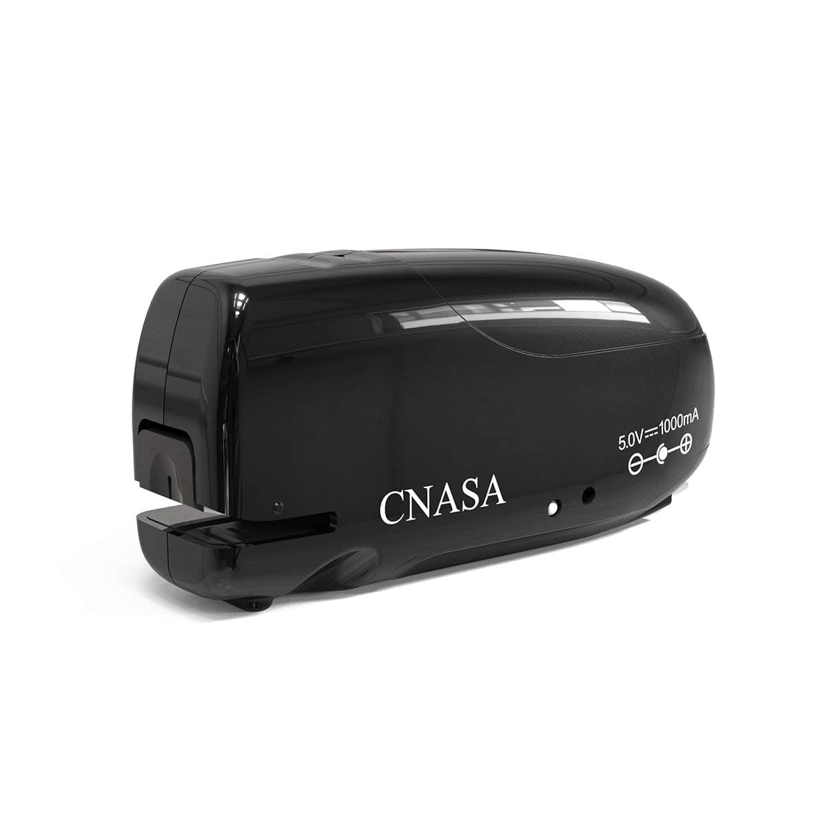 Mini Battery Stapler Automatic, CNASA Electric Stapler Rechargeable Build-in Staple Remover for Office School Home (Black)