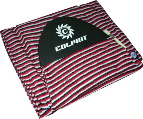 Culprit Surf "Protector Pocket" 8ft 6in Surf Board Sock- Red/White/Blue Striped- 8'6" - Round Nose
