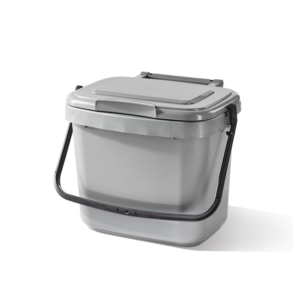 Straight 5 Litre Kitchen Caddy (Silver, 5 litre)
