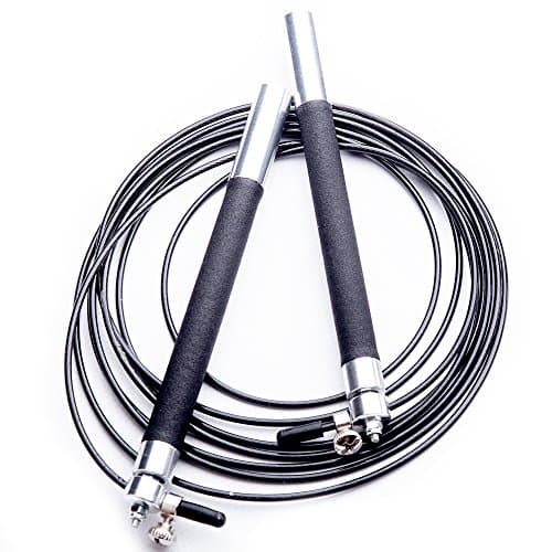 Jumprope for Speed Jumping - Adjustable - Premium Quality, Durable Cable, Best For Double Unders
