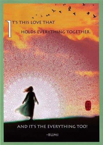 It's This Love That Holds Everything Together - 6 pack Spritual Greeting Cards