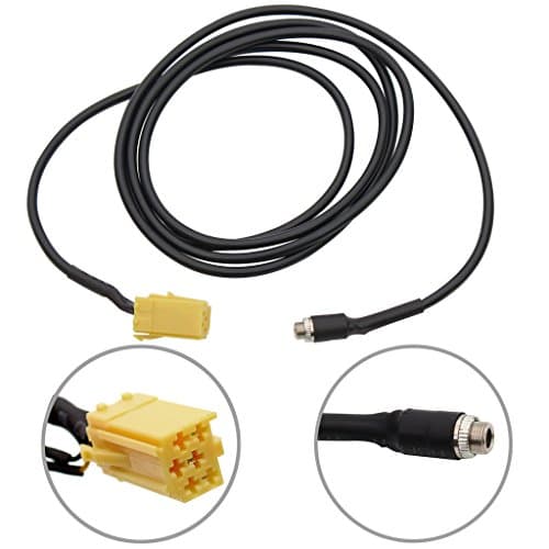 aux adapter ,Yomikoo Car Interface MP3 Player Aux-in Adapter Cable Length 1.5m For Alphard and Fiat Lancia