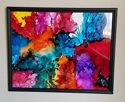 "Conflict" Original alcohol ink art