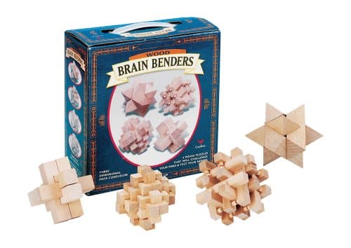 Cardinal Solid Wood Brain Benders Wooden Puzzles