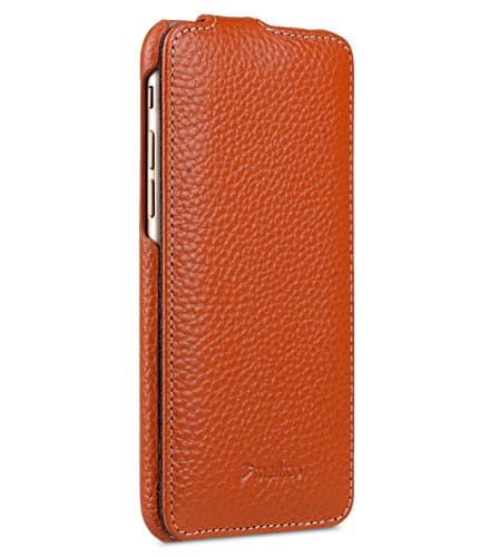 Melkco Premium Leather Case for Apple iPhone 7 Plus / 8 Plus (5.5") - Jacka Type (Orange LC)