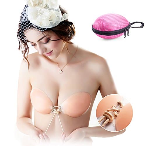 Silicone Self Adhesive Invisible Strapless push up backless bra (a)