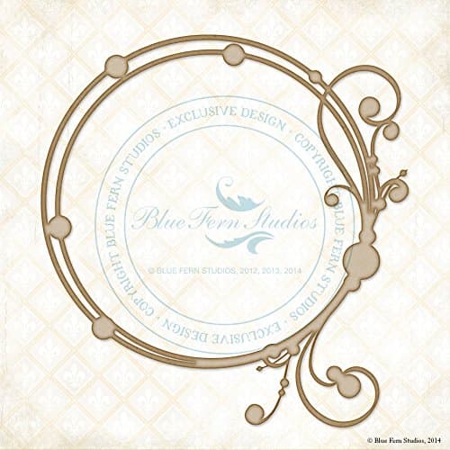 Blue Fern Studio Chipboard Beaded Flourish