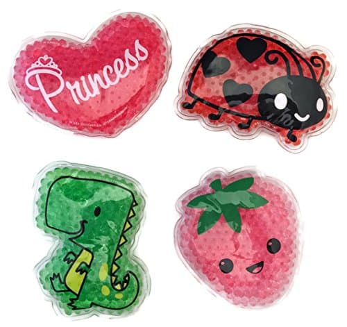 Kids Reusable Cold Packs - Pack of 4