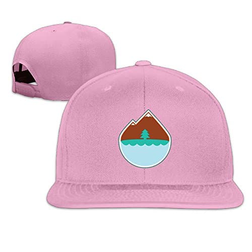 Pines Life Mountain Water Adjustable Flat-along Baseball Hats Pattern Cap