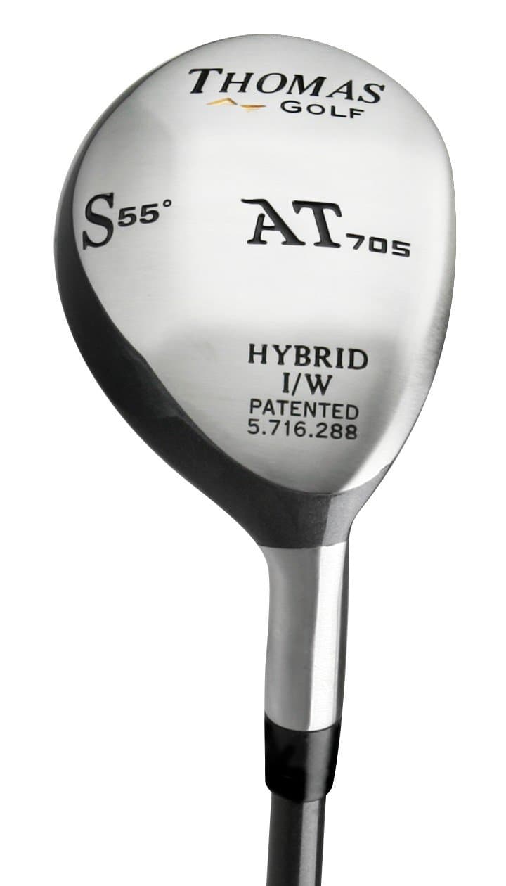 Hybrids - Any Degree - Any Flex - Graphite Shaft - Right or Left Handed - Free Head Cover - Model AT705 - Utility Rescue Club - by THOMAS GOLF