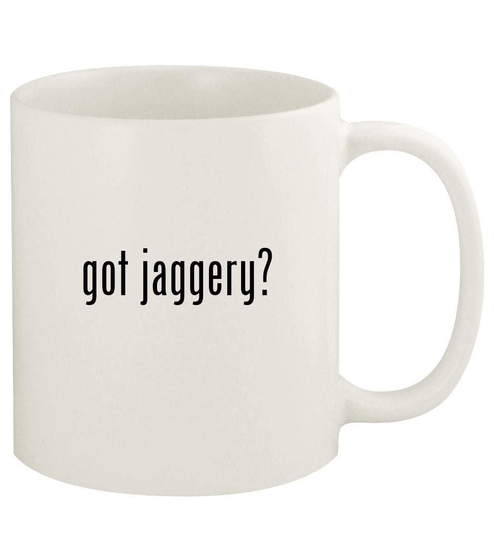 got jaggery? - 11oz Ceramic White Coffee Mug Cup, White