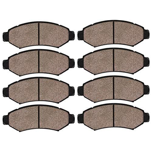 TOPEX Front & Rear Ceramic Brake Pads For 2011 2012 2013 Dodge Durango Jeep Grand Cherokee