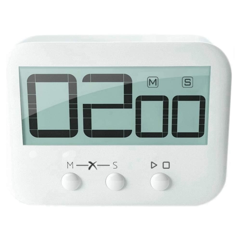 Eco4us - Digital Kitchen Timer, Food Timer, Multi- Purpose Timer, Countdown Function, Stopwatch Function