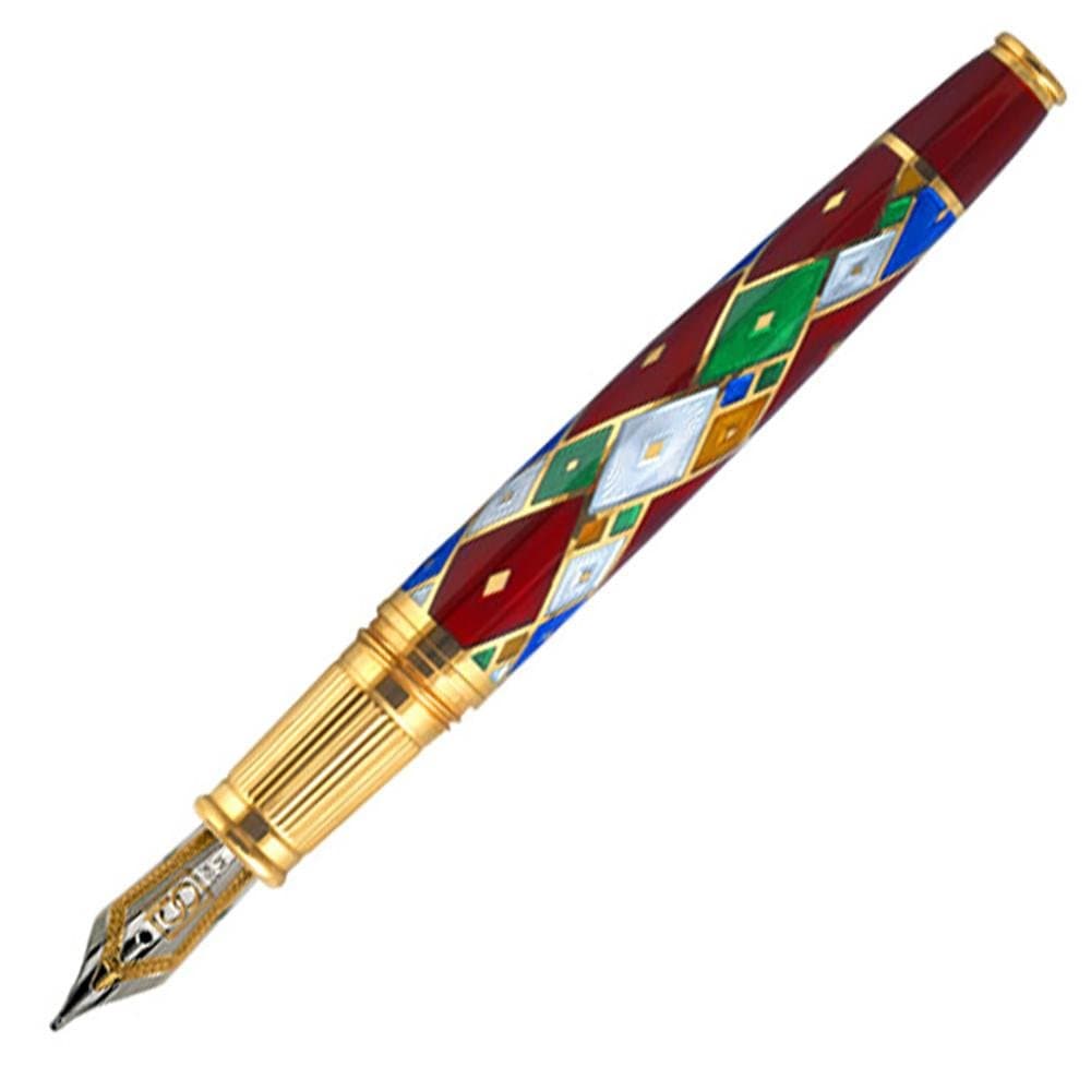 David Oscarson’s Harlequin Ruby Red Broad Limited Edition Fountain Pen